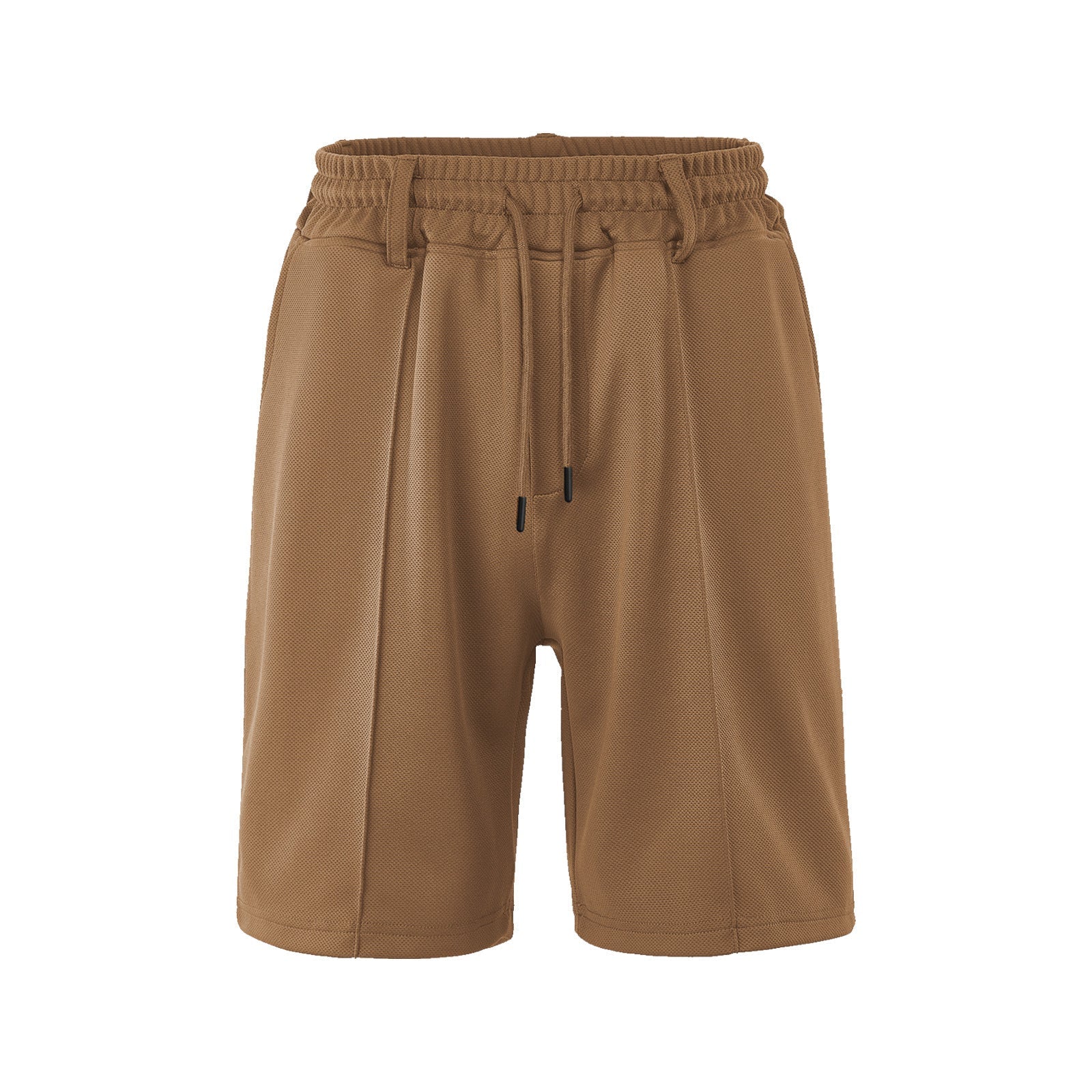 Herren nan knielange Sportshorts mit Netzstruktur, elastischem Tunnelzug und Gürtelschlaufen R&B
