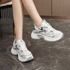 Damen Sportliche Sneakers mit luftdurchlässiger Mesh-Struktur und ergonomischer Dämpfung R&B