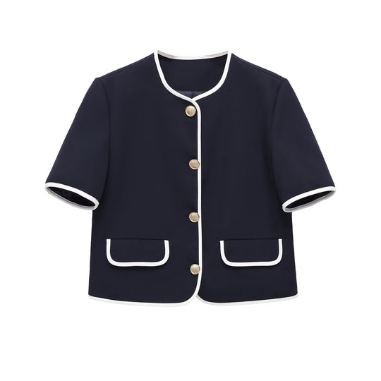 Damen Weit geschnittene Dress-Pants mit elastischem Bund und seitlichen Eingrifftaschen R&B