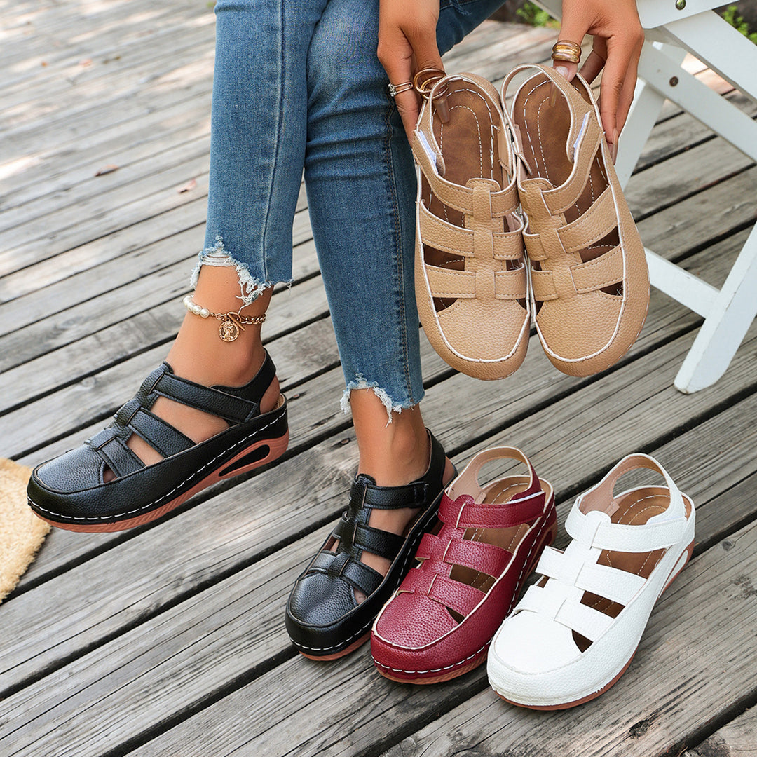Damen Freizeitsandalen mit verstellbarem Riemendesign R&B
