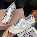 Damen Sportliche Sneakers mit metallic Akzenten und praktischen Klettverschlüssen R&B