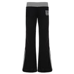 Damen Flared Jogginghose mit seitlichen Streifen R&B