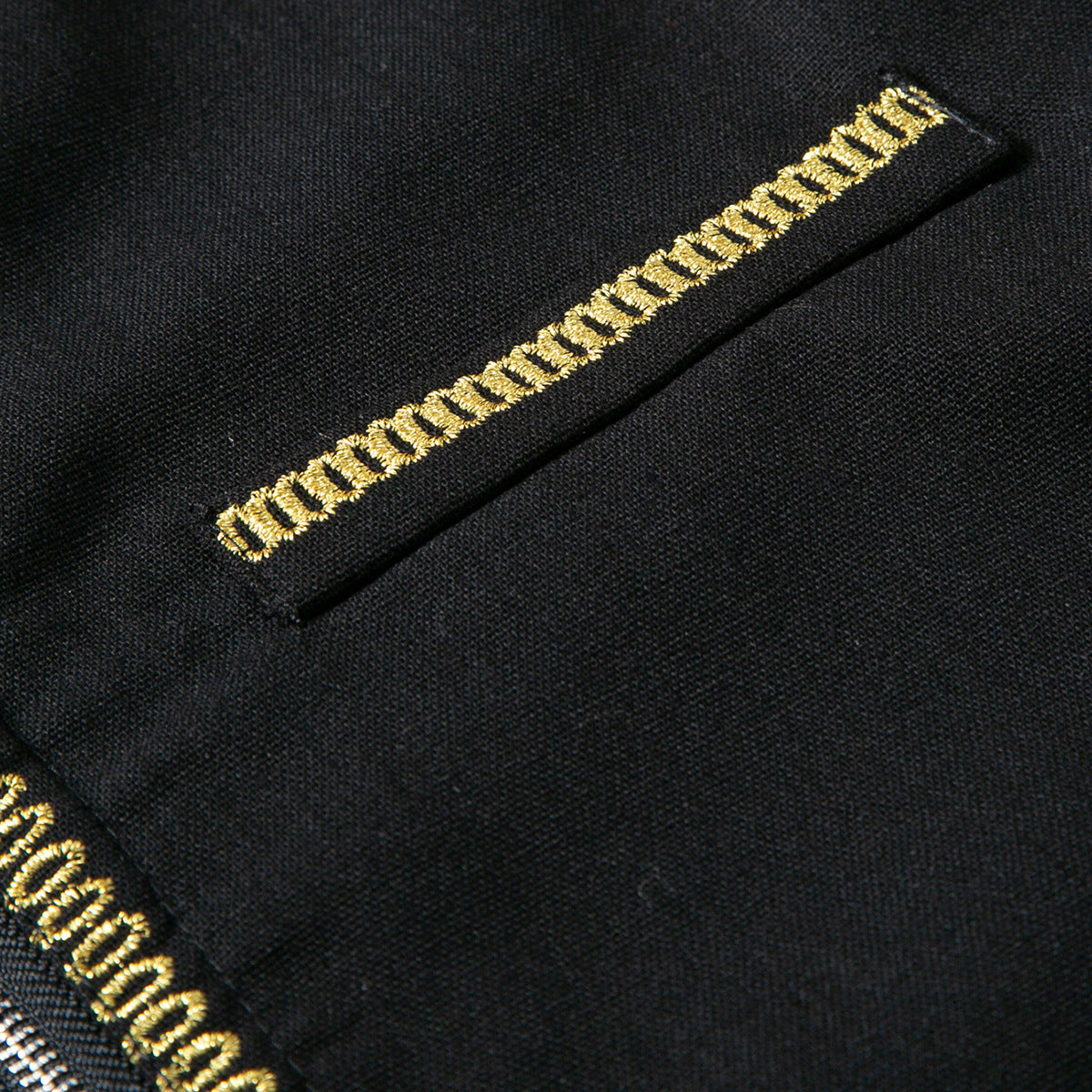 Herren elegantes Tunika-Kleid mit feinen Stickdetails
