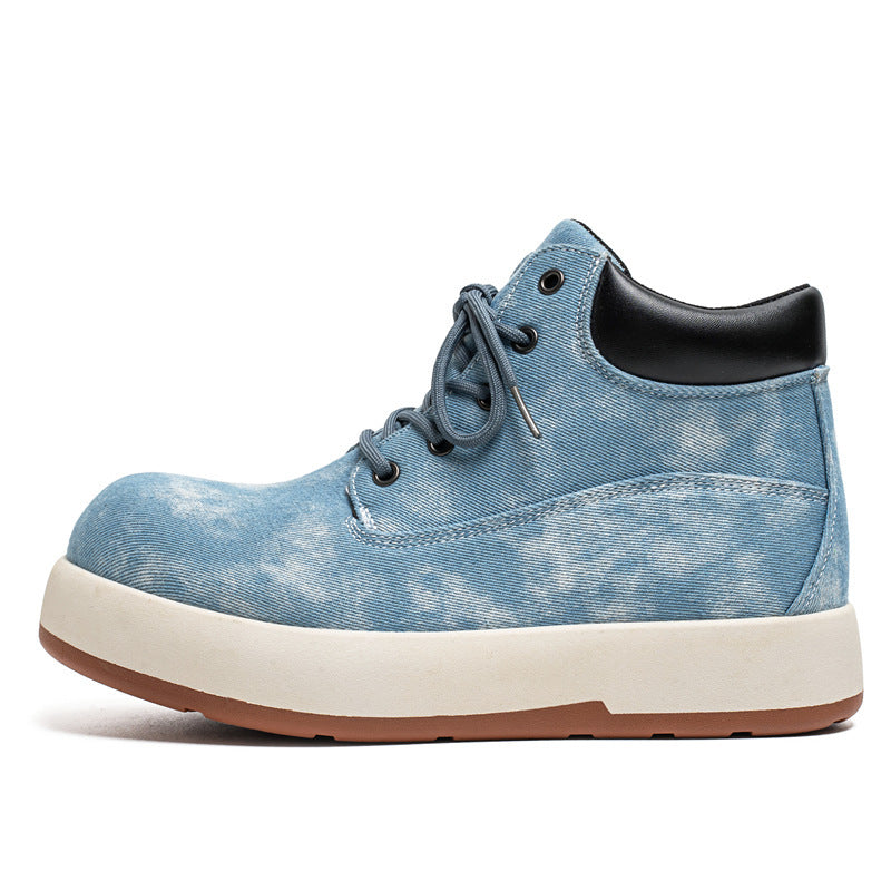 Damen Hochwertige Denim-Boots mit rutschfester Sohle und atmungsaktivem Innenfutter R&B