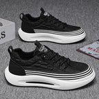 Damen atmungsaktive Lifestyle Sneakers mit dämpfendem Sohlenprofil und modernem Design