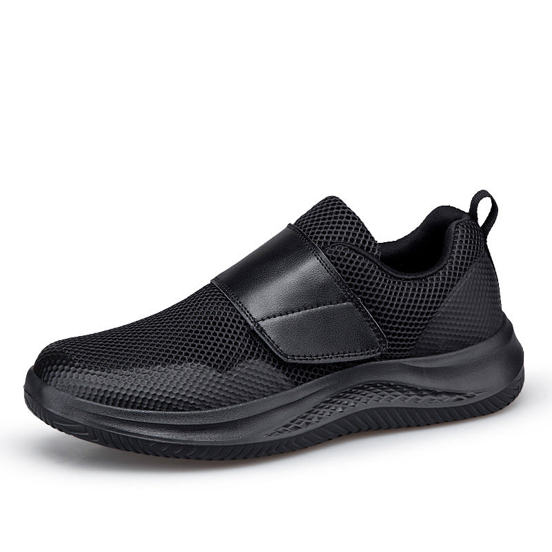 Damen Sportliche Slip-On Sneakers mit elastischem Klettverschluss R&B