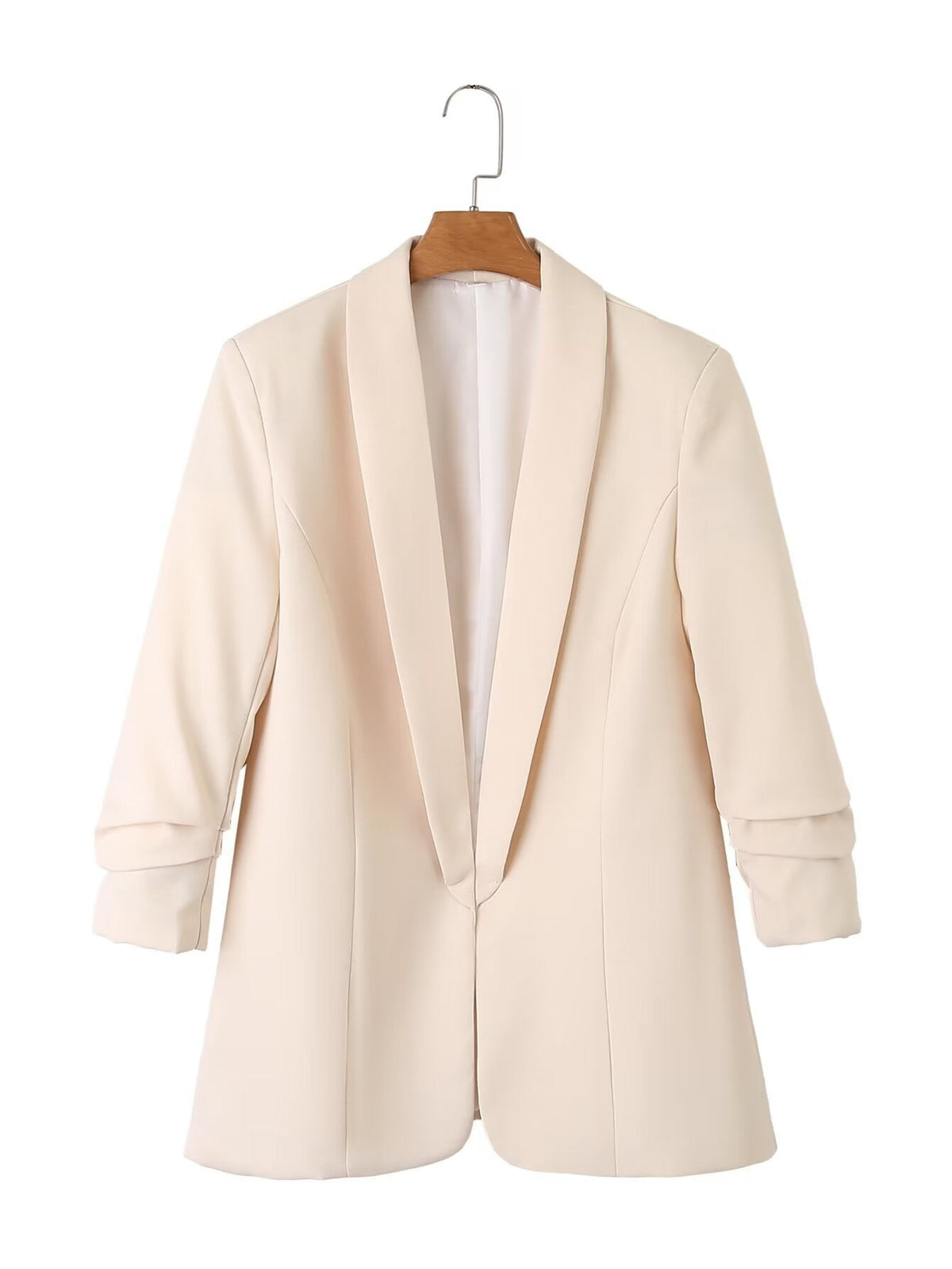 Damen Oversize Blazer ohne Verschluss R&B