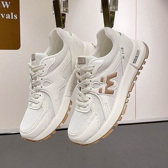 Damen Sportliche Lauf-Sneaker mit atmungsaktivem Mesh-Obermaterial und gepolsterter Sohle R&B