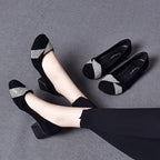 Damen Ballerinas mit funkelndem Dekor und komfortablem Fußbett R&B
