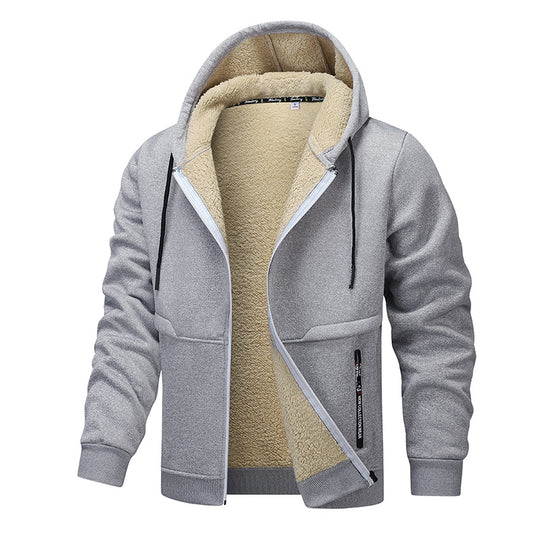 Herren warme Fleecejacke mit funktionalem Schnitt R&B