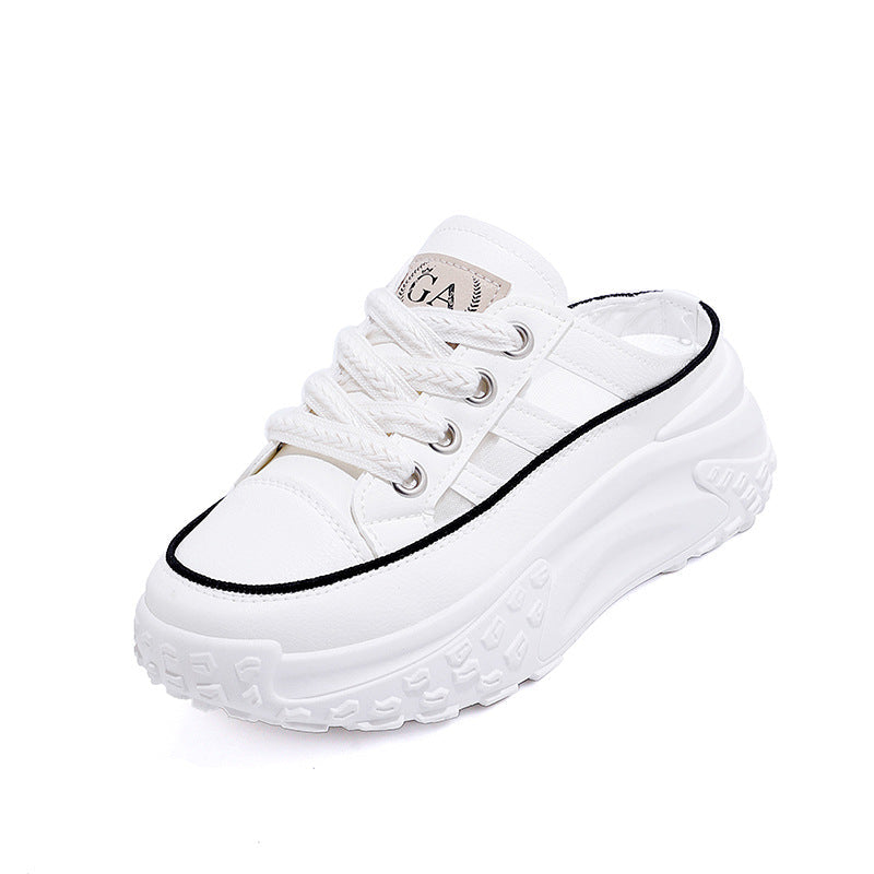 Damen bequeme Slip-On Sneakers mit atmungsaktiver Mesh-Oberfläche und rutschfester Sohle R&B