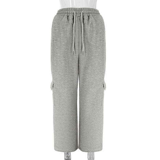 Damen Cargo-Hose mit elastischem Bund und Seitentaschen R&B