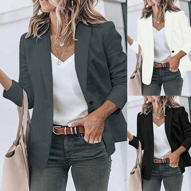 Damen Blazerjacke mit elegantem Schnitt und vielseitigen Stylingmöglichkeiten R&B
