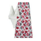 Damen Bikini-Set mit elegantem Wickelrock und dezentem Triangel-Oberteil R&B