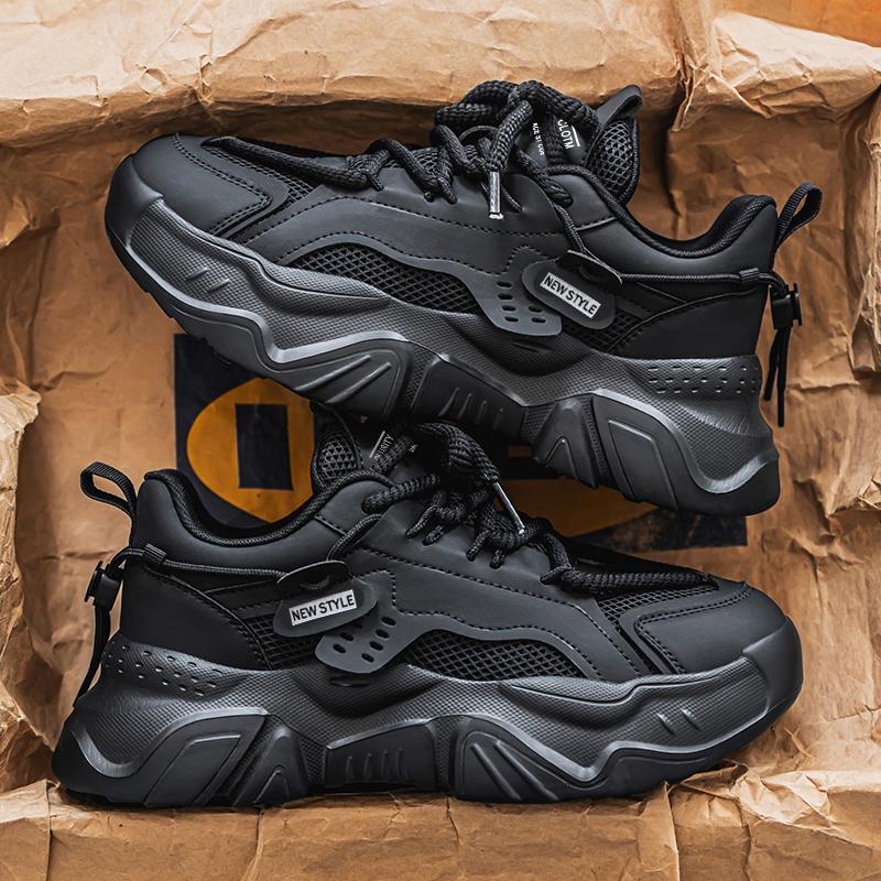 Damen trendige Athletic Sneakers mit stoßdämpfender Sohle und atmungsaktivem Obermaterial