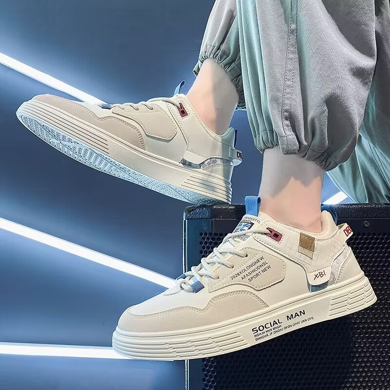 Herren Sportliche Lifestyle-Sneaker mit modischem Design und rutschfester Sohle R&B