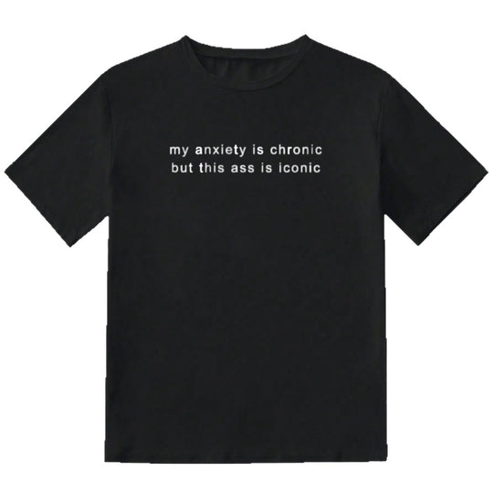 Damen T-Shirt mit kreativem Statement und lässigem Schnitt R&B