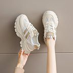 Damen Sportliche Lauf sneakers mit gepolsterter Sohle und atmungsaktivem Obermaterial R&B
