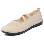 Damen Komfortable Ballerinas mit elastischen Riemen R&B