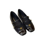 Damen elegante Mary Jane Ballerinas mit dekorativen Schnallen R&B