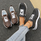 Damen Sneakers mit reflektierenden Akzenten und gepolsterter Innensohle R&B