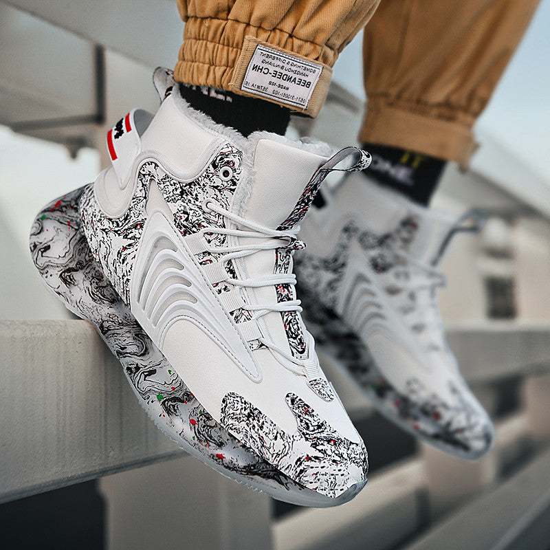 Damen High-Top Sneakers mit isoliertem Innenfutter und rutschfester Sohle R&B