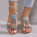R&B | Sandalen mit Offener Zehe und Strass