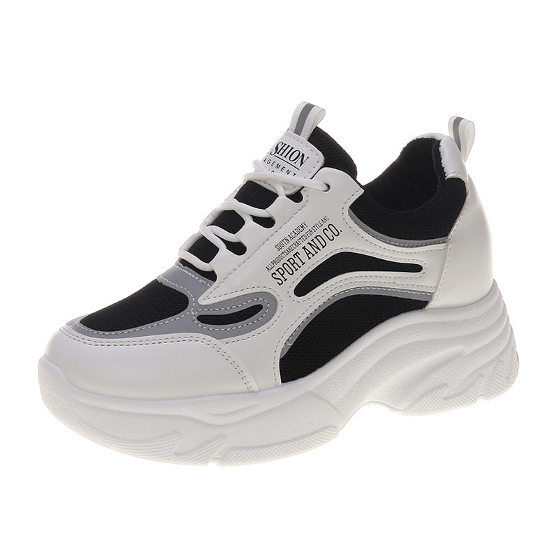 Damen Sportliche Plateau Sneakers mit dämpfender Sohle für optimalen Komfort R&B