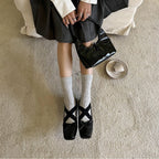 Damen Ballerinas mit elegantem Riemendesign und verbessertem Komfort R&B