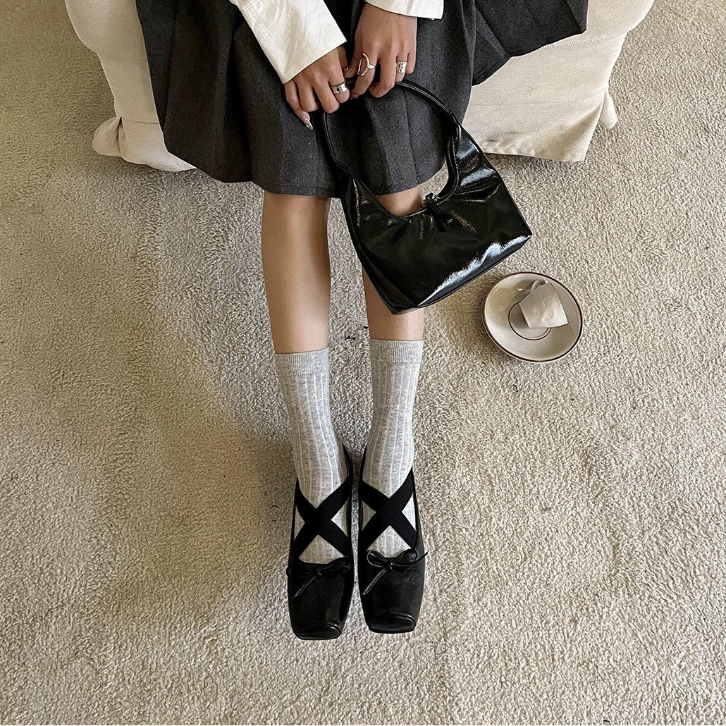 Damen Ballerinas mit elegantem Riemendesign und verbessertem Komfort R&B