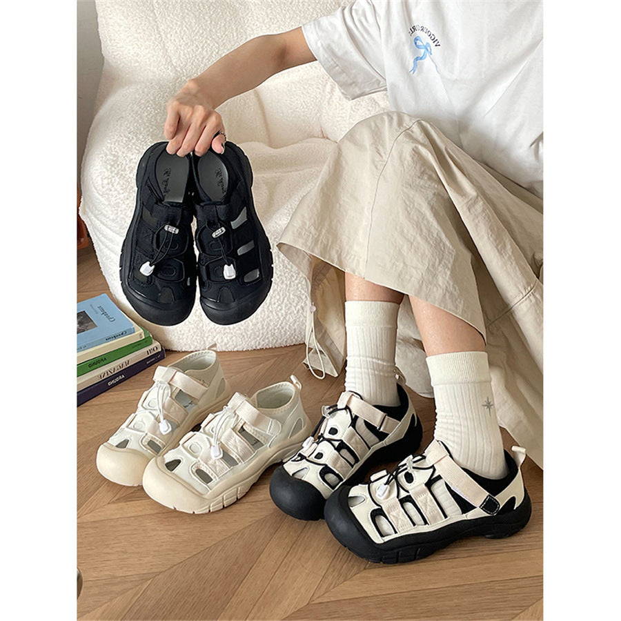 Damen Outdoor-Sandalen mit verstellbarem Riemendesign und rutschfester Sohle