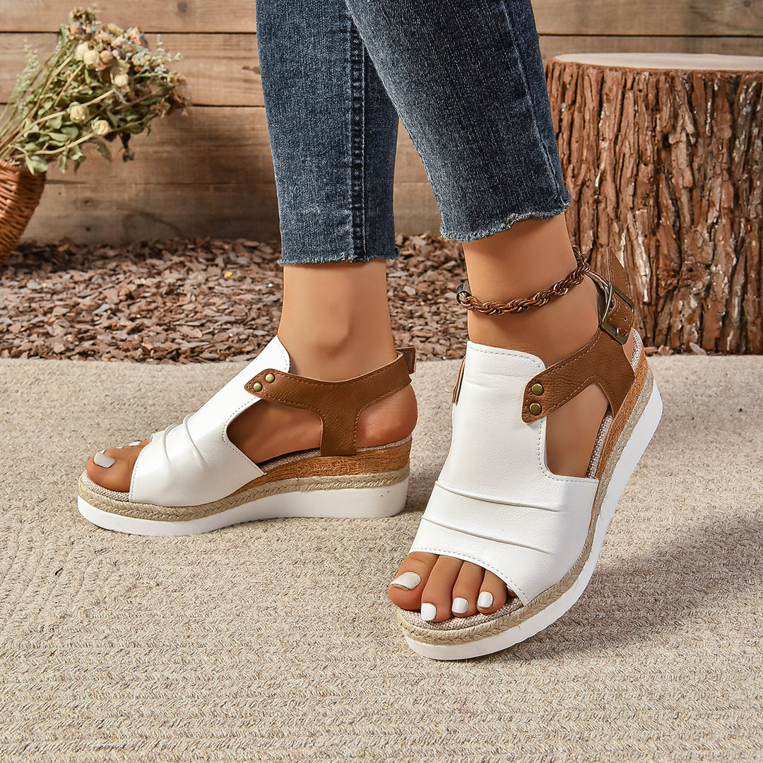 Damen Raffinierte Sandalen im Espadrille-Stil R&B