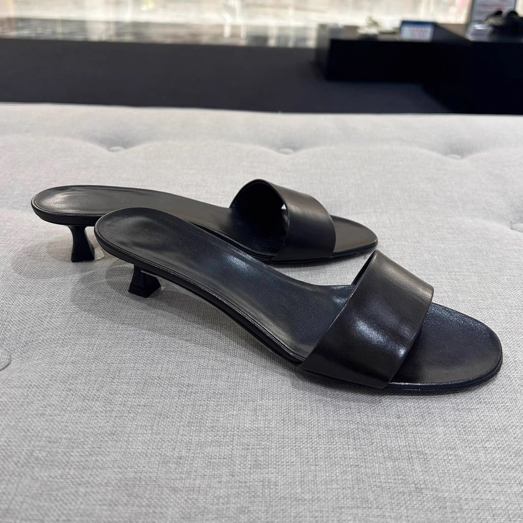 Damen Mules mit breitem Riemen und komfortablem Fußbett R&B