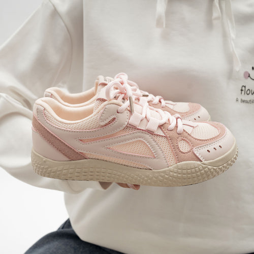 Damen Sportliche Freizeitschuhe mit atmungsaktiver Mesh-Konstruktion und rutschfester Sohle R&B
