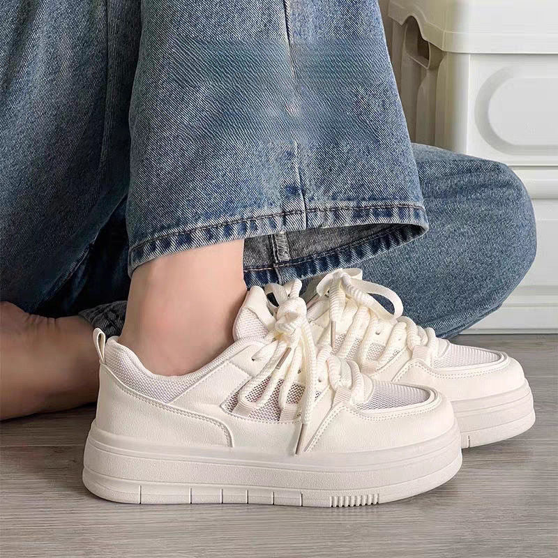 Damen Chunky Sneakers mit atmungsaktiver Textiloberfläche und stabiler Sohle