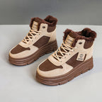 Damen Winterliche Hochstiefel mit kuscheligem Innenfutter R&B