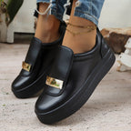 Damen Sneakers mit modischem Klappdesign und komfortabler Plateausohle R&B