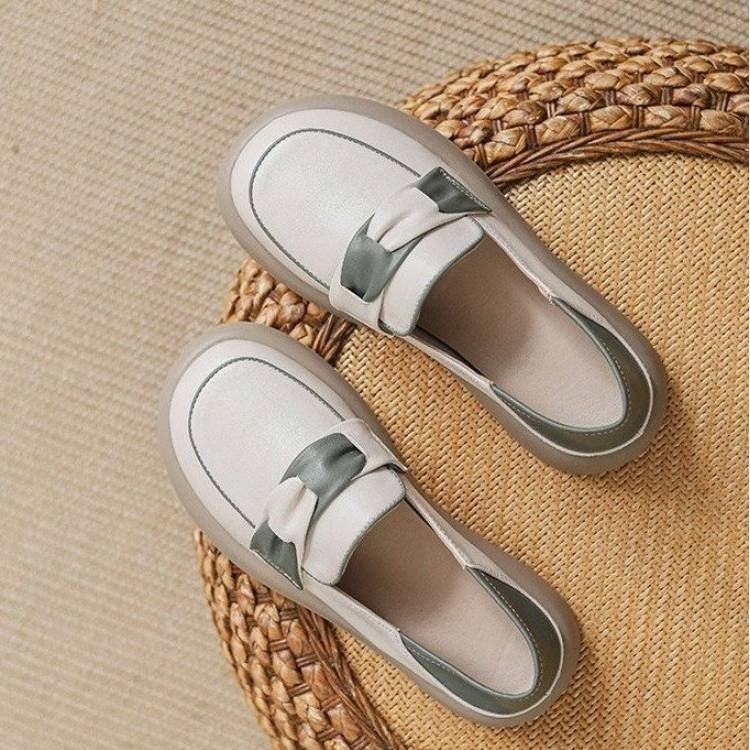 Damen Mokassin-Sneaker mit dekorativem Schleifen-Element und bequemem Fußbett R&B