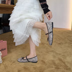 Damen Ballerinas im klassischen Vintage-Stil R&B