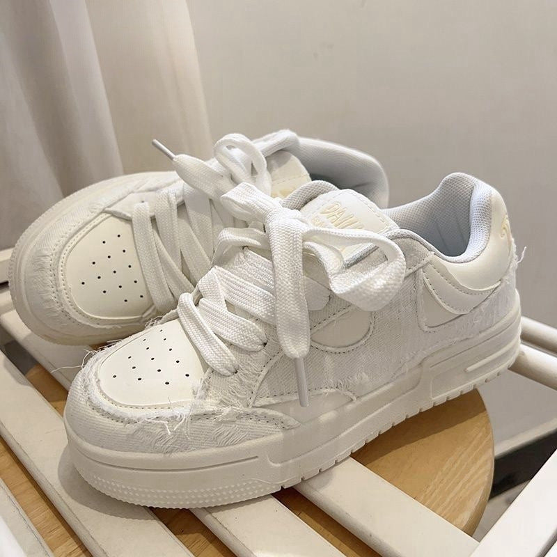 Damen Sportliche Sneakers mit strapazierfähiger Oberflächenstruktur und rutschfester Sohle R&B