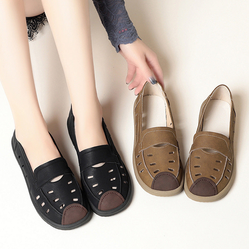Damen Slipper mit atmungsaktiven Belüftungsöffnungen und ergonomischer Sohle R&B