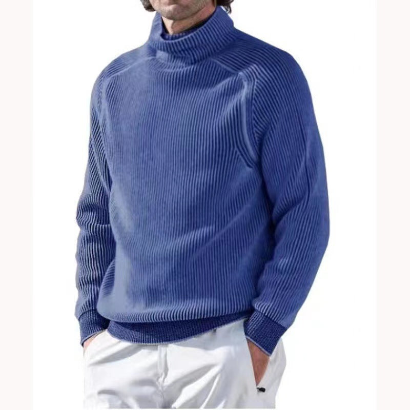 R&B | Turtleneck Strickpullover Baumwolle und Polyester Komfortabel und Warm