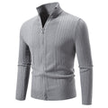Herren Feiner Strickpullover mit hochabschließendem Kragen