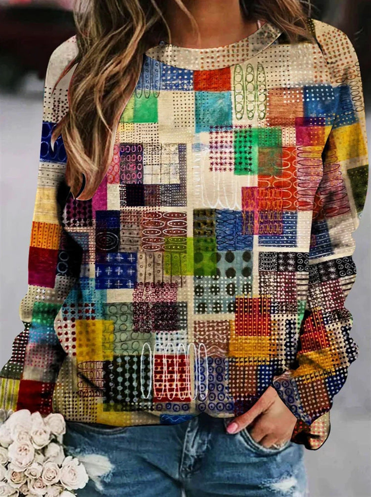 R&B | Pullover Aus Bedruckter Wolle