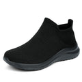 Unisex nan atmungsaktiver Strickslipper Sockenschuh mit elastischem Schaft und stoßdämpfender Sohle R&B