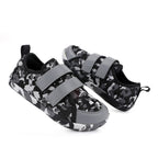 Damen Sportliche Klett-Sneaker mit atmungsaktivem Mesh und rutschfester Sohle
