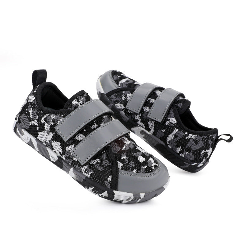 Damen Sportliche Klett-Sneaker mit atmungsaktivem Mesh und rutschfester Sohle