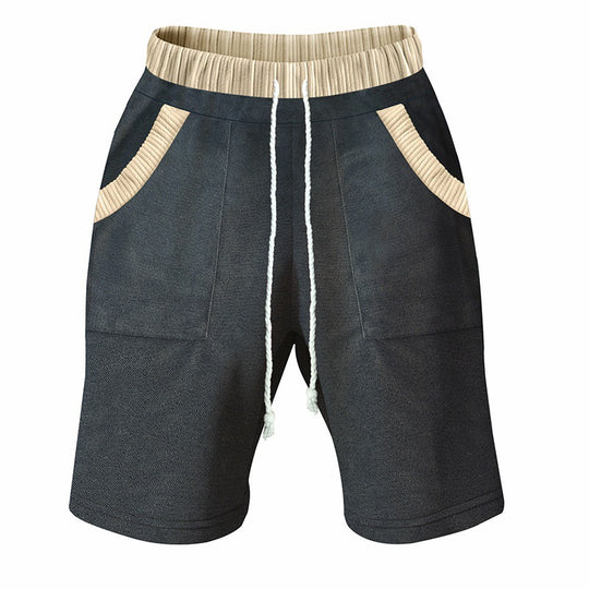 Herren Freizeit-Shorts mit elastischem Bund und praktischen Seitentaschen R&B