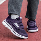 Damen Freizeitsneaker mit verstellbarem Klettverschluss und atmungsaktiver Mesh-Oberfläche R&B