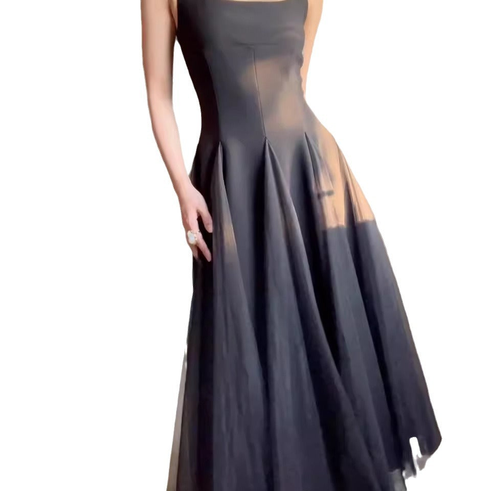 Damen Abendkleid mit schickem A-Linien-Schnitt und elegantem Chiffon-overlay R&B